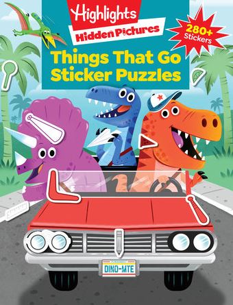 THINGS THAT GO STICKER PUZZLES