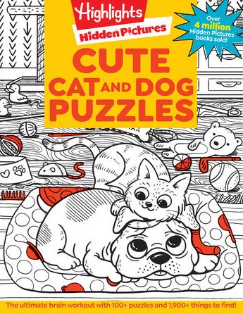 CUTE CAT & DOG PUZZLE BOOK