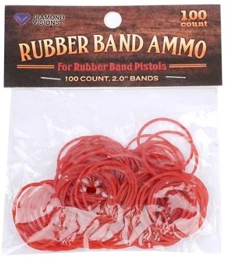 RED RUBBER BAND PISTOL AMMO