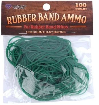 GREEN RUBBER BAND RIFLE AMMO