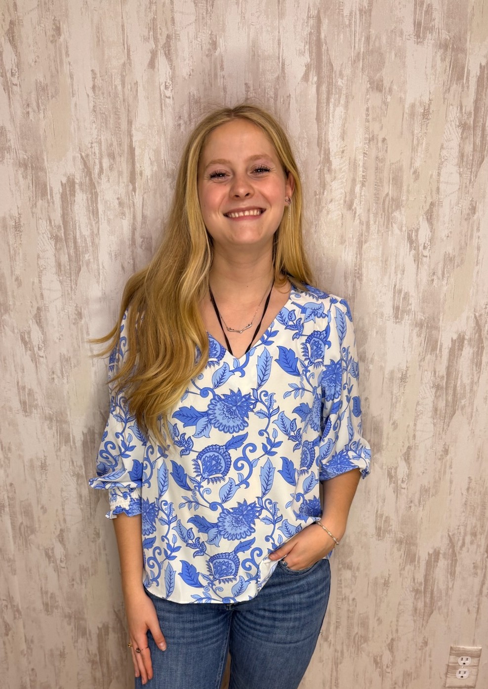 ASHLYN PORCELAIN VINES TOP