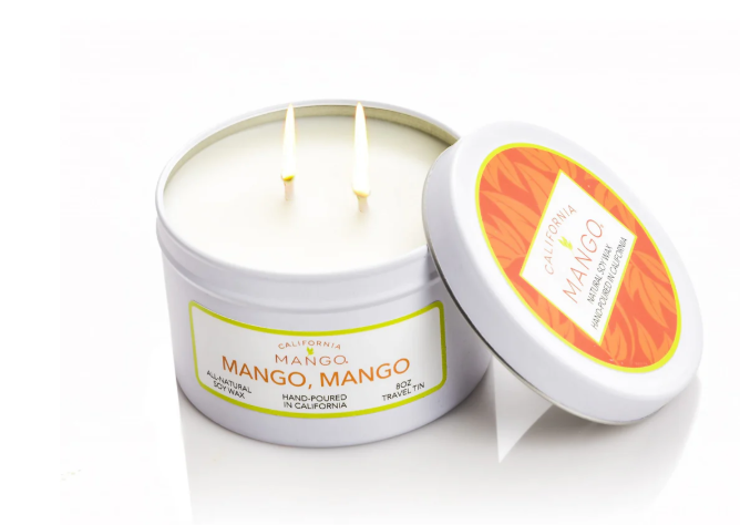 MANGO 8OZ CANDLE IN A TIN