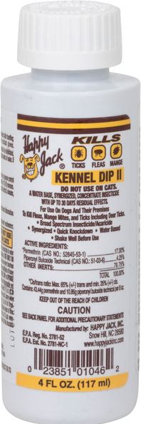 HAPPY JACK KENNEL DIP II 4OZ