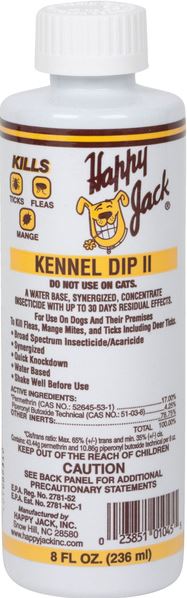 HAPPY JACK KENNEL DIP II 8OZ