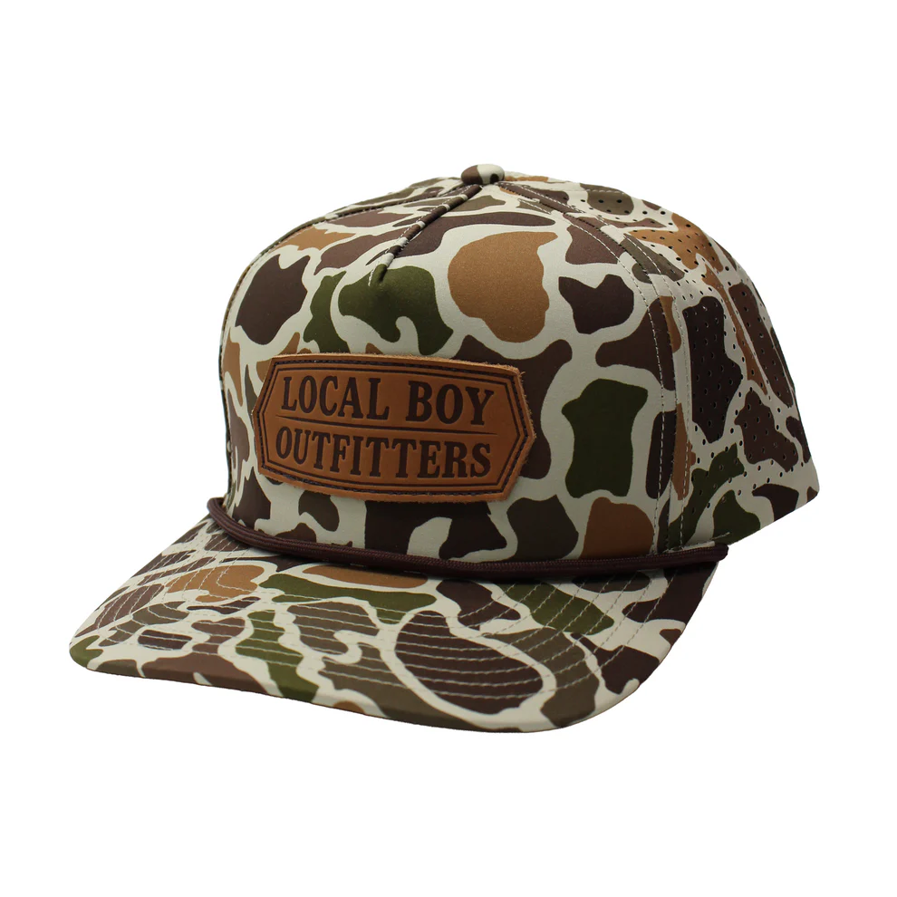 LCF VINTAGE LEATHER CREST HAT