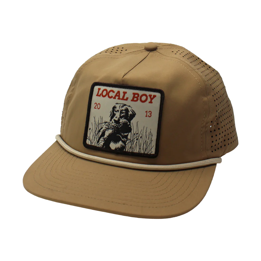 TAN GOLDEN HOUR PERF LP ROPE HAT