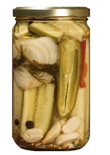 GRANNY'S HOT SWEET PICKLES 24OZ