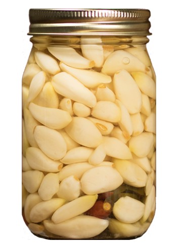 SPICY PICKLED GARLIC 16OZ