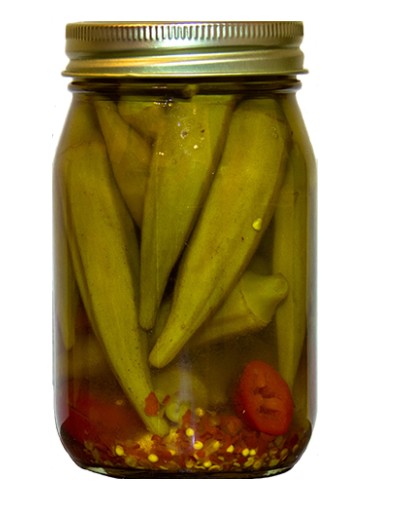SPICY PICKLED OKRA 16OZ