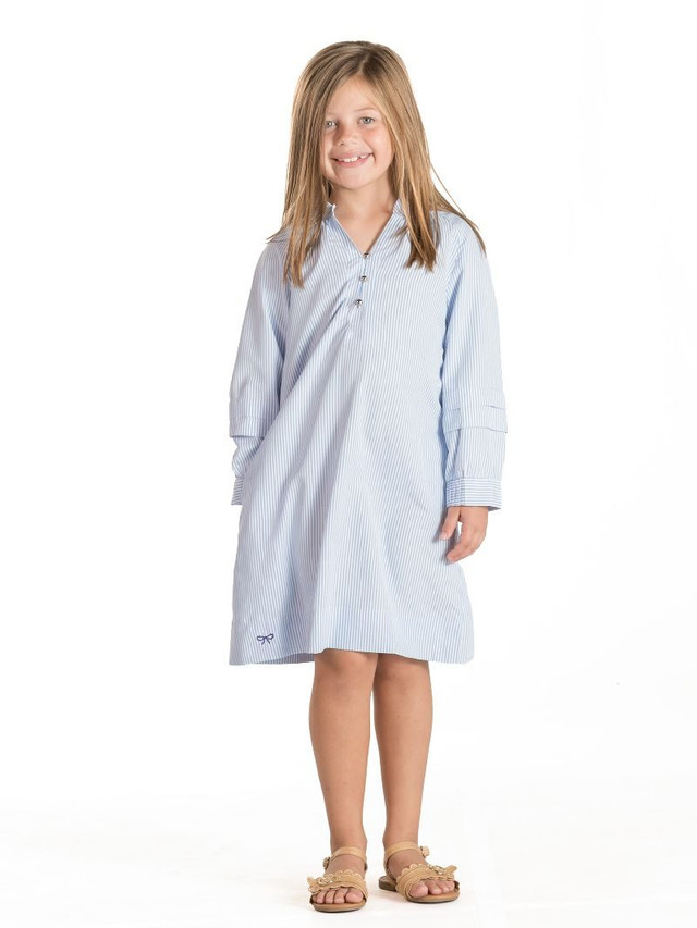 Y SUCKER BUTTON DRESS