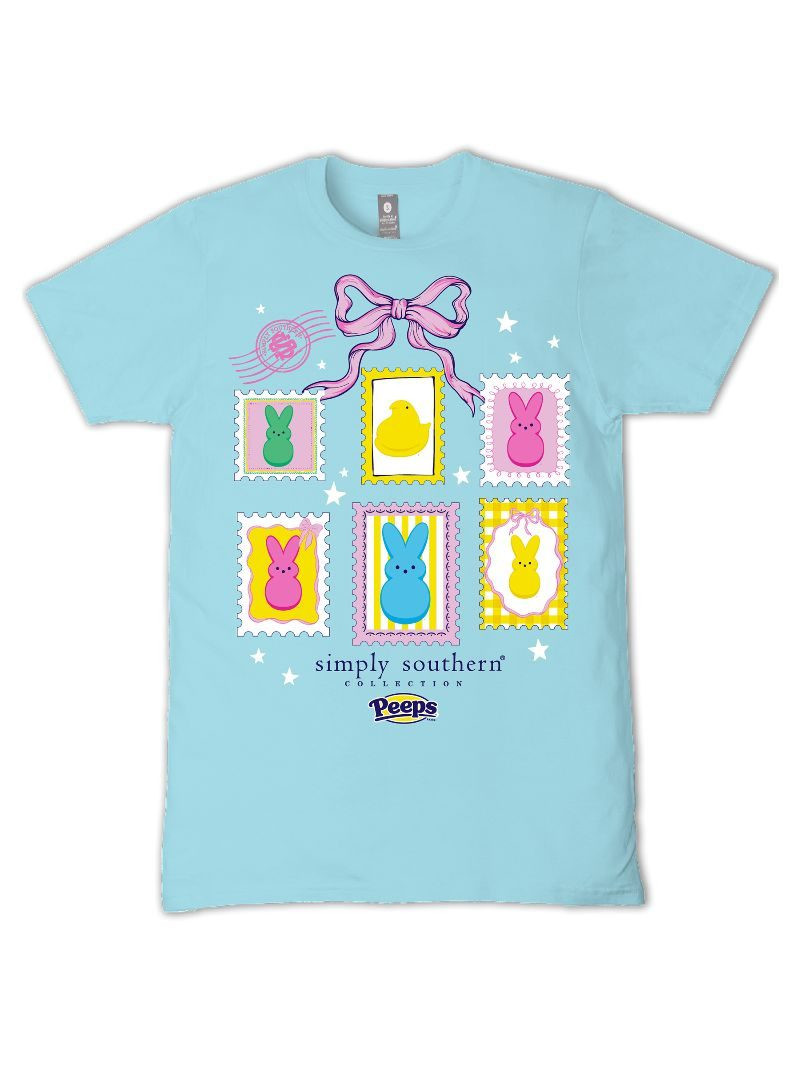 Y PEEPS STAMPS AGEAN TEE