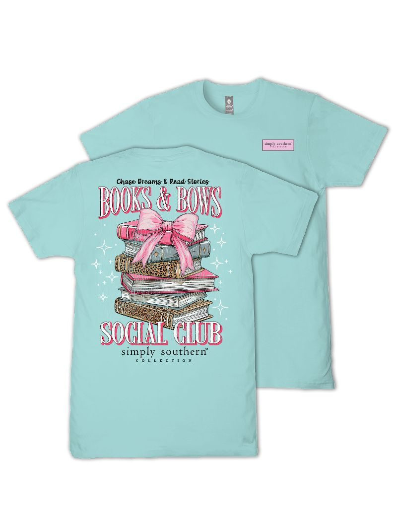BOOKS AQUA TEE