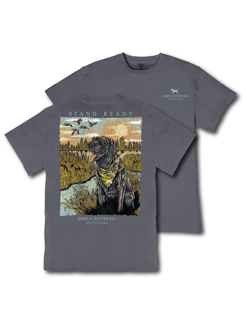 MIN WASH READY GRAPHITE TEE