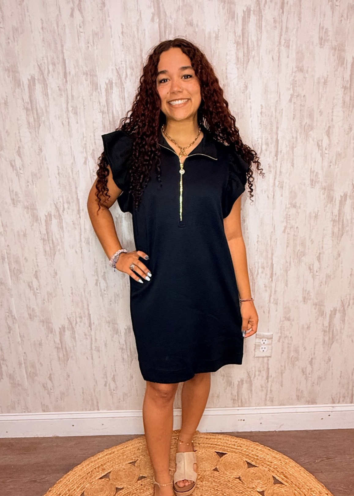 BLACK PAIGE DRESS