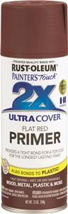 FLAT RED 2X PRIMER SPRAY PAINT 12OZ