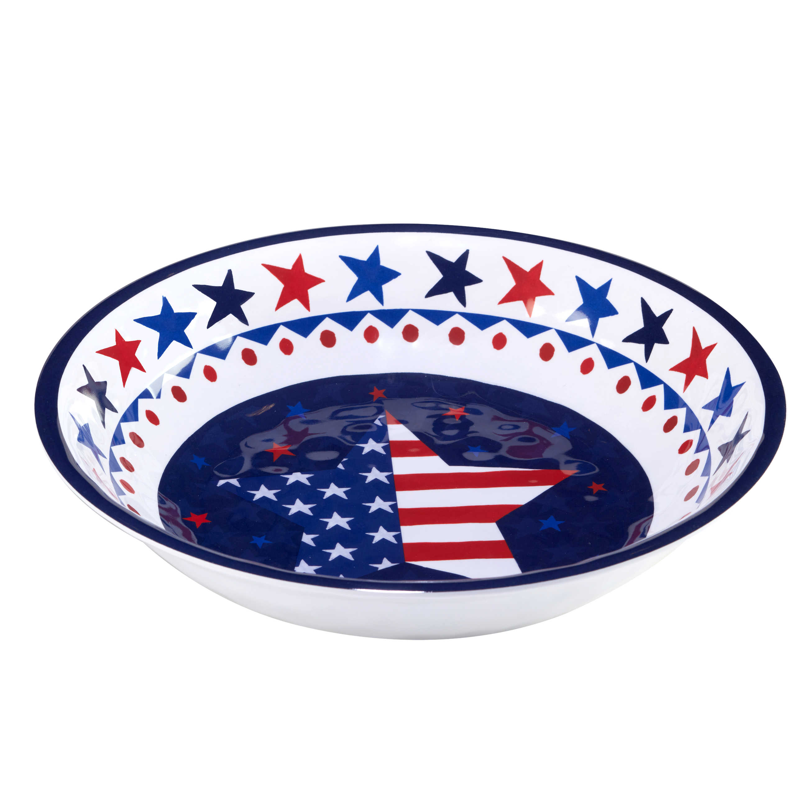 STARS STRIPES LRG SERVING BOWL