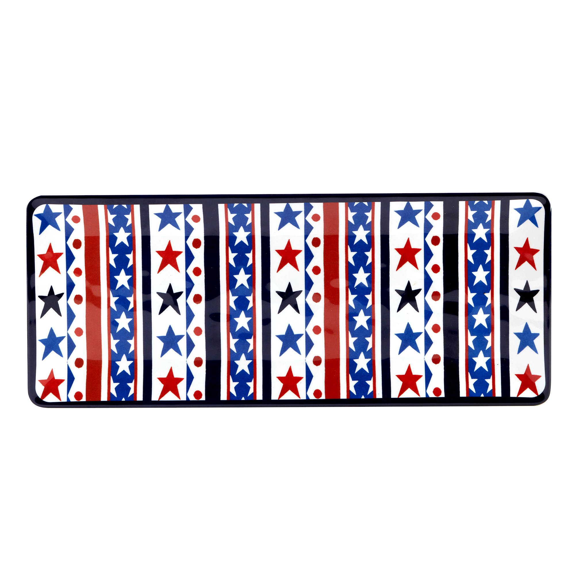 STARS STRIPES RECTANGLE PLATTER