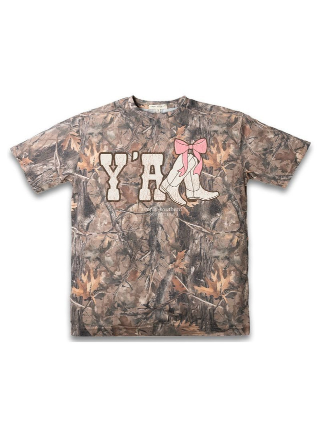 YTH SS YALL CAMO TEE
