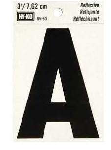 REFLECTIVE LETTER A 3IN