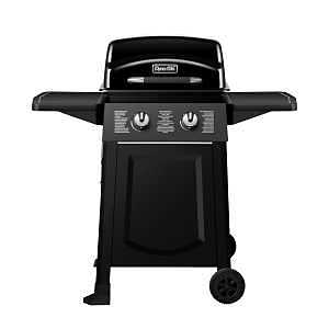 BLACK 2-BURNER GAS GRILL