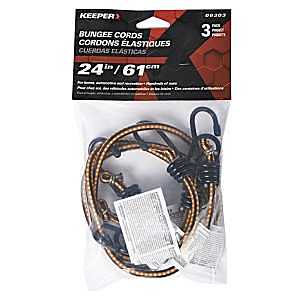 RUBBER BUNGEE CORDS 24IN