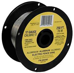 ALUMINUM FENCE WIRE 17GA 250FT