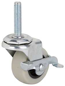 SWIVEL CASTER W/BRAKE 2X2IN