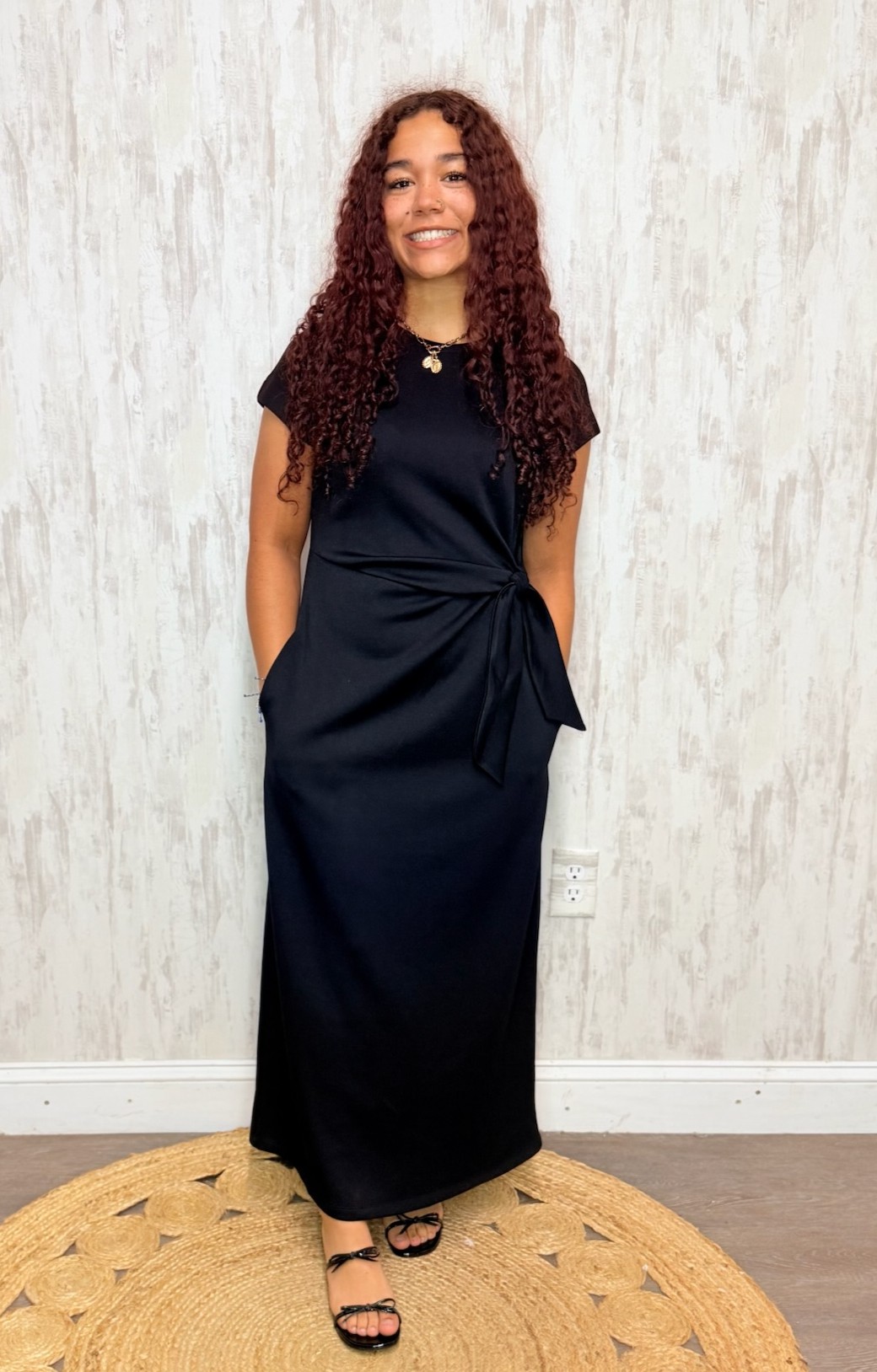SIDE TIE DRESS