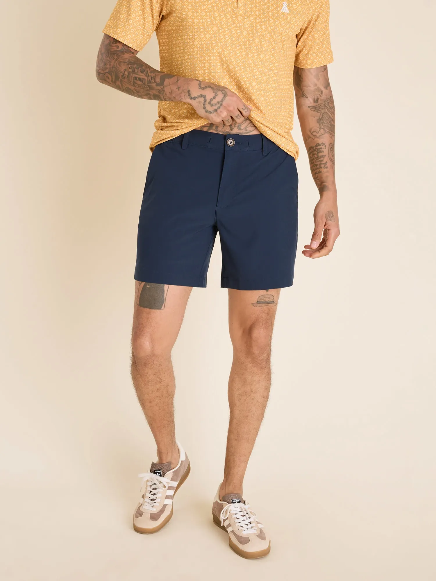 NAVY BABIES 6" SHORT