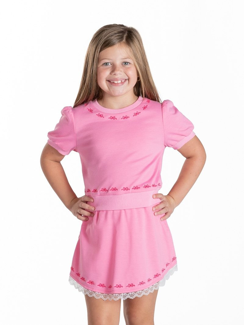 YTH CUTE BOW SKIRT SET