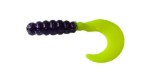 PURPLE GLITTER FAT GRUB 2" 10PK