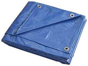 MEDIUM DUTY BLUE TARP 8X10FT