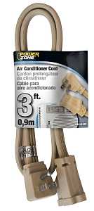 BEIGE EXTENSION CORD 3FT
