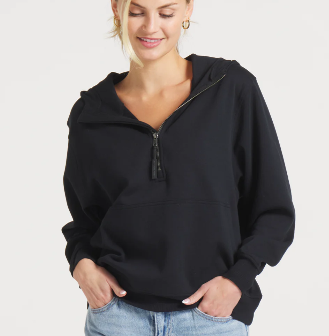 ANGIE HALF ZIP HOODIE