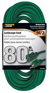 GREEN EXTENSION CORD 80FT