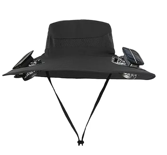 SOLAR POWERED COOL HAT