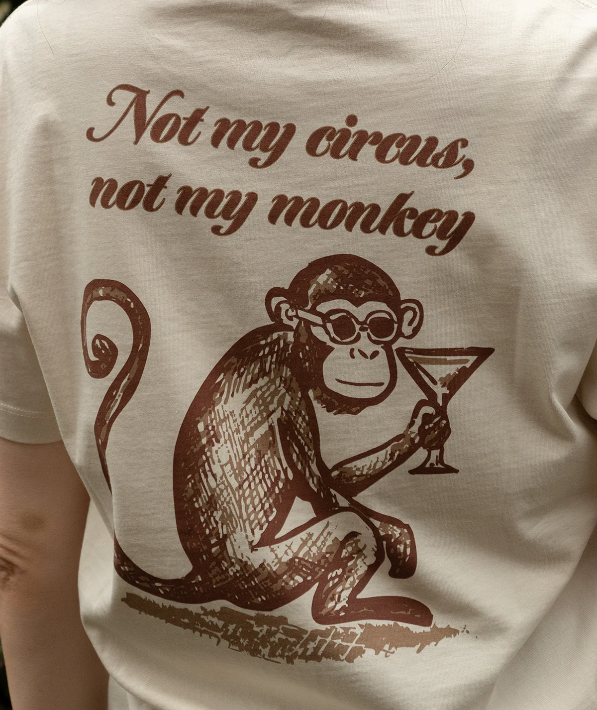 MOONLIGHT NOT MY MONKEY TEE