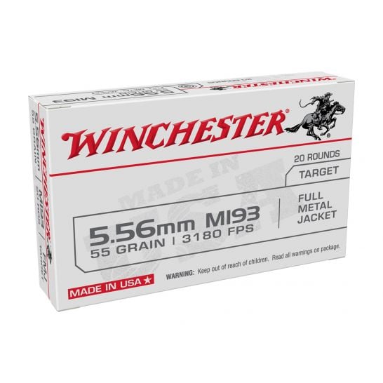 WIN 5.56NATO FMJ 55GR 20RNDS