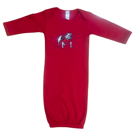 BULLDOG LAYETTE GOWN
