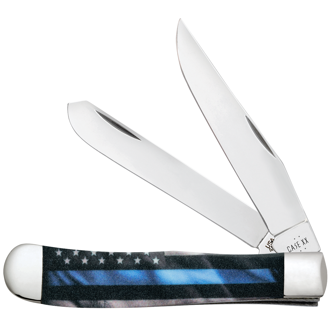 BLUE LINE TRAPPER FOLDING KNIFE