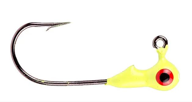 CHARTREUSE MR CRAPPIE JIGHEAD 1/16OZ