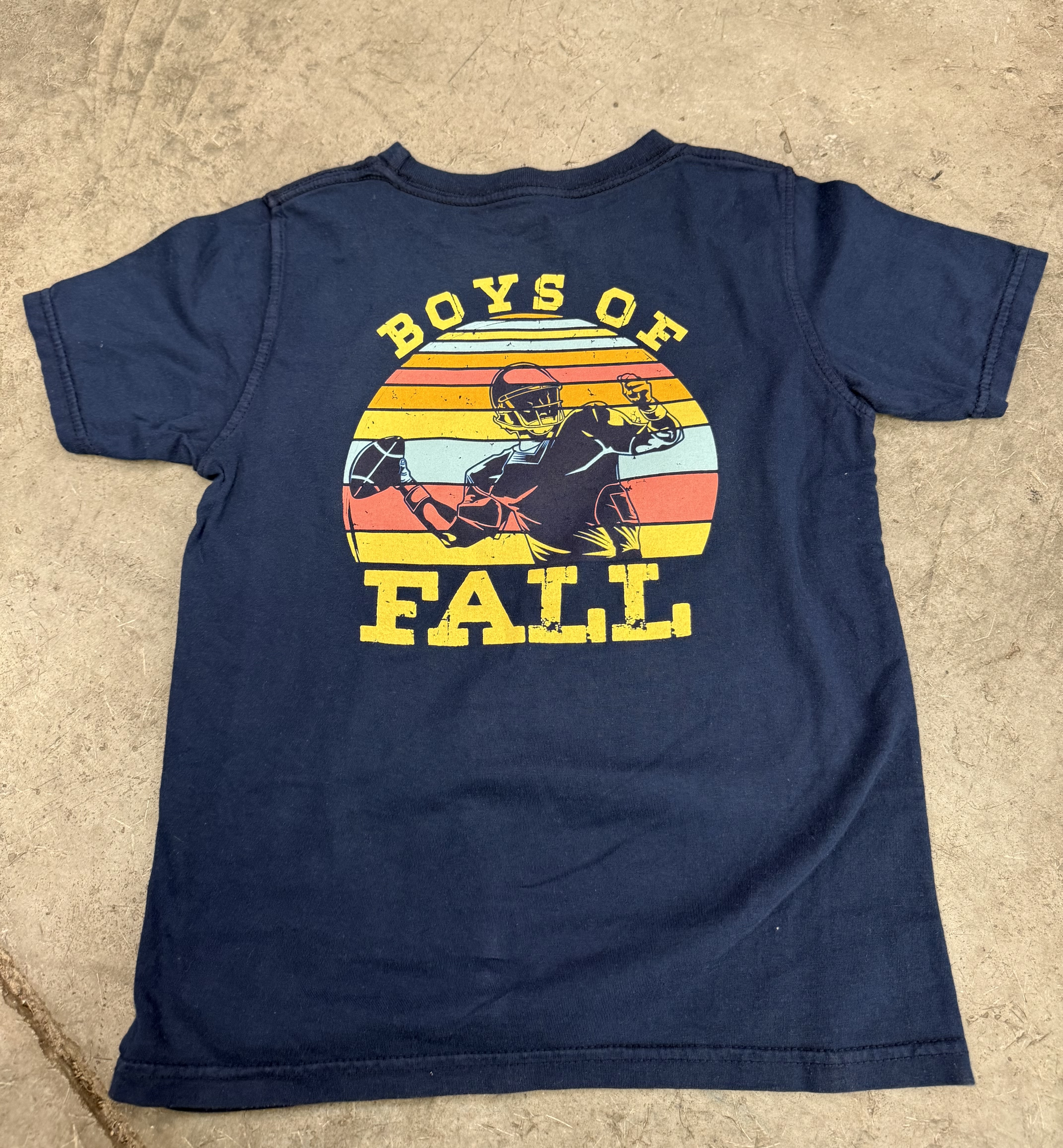 NAVY BOYS OF FALL TEE S