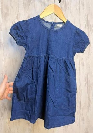 DENIM GIRLS DRESS