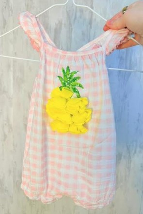 PINEAPPLE APPLIQUE BUBBLE