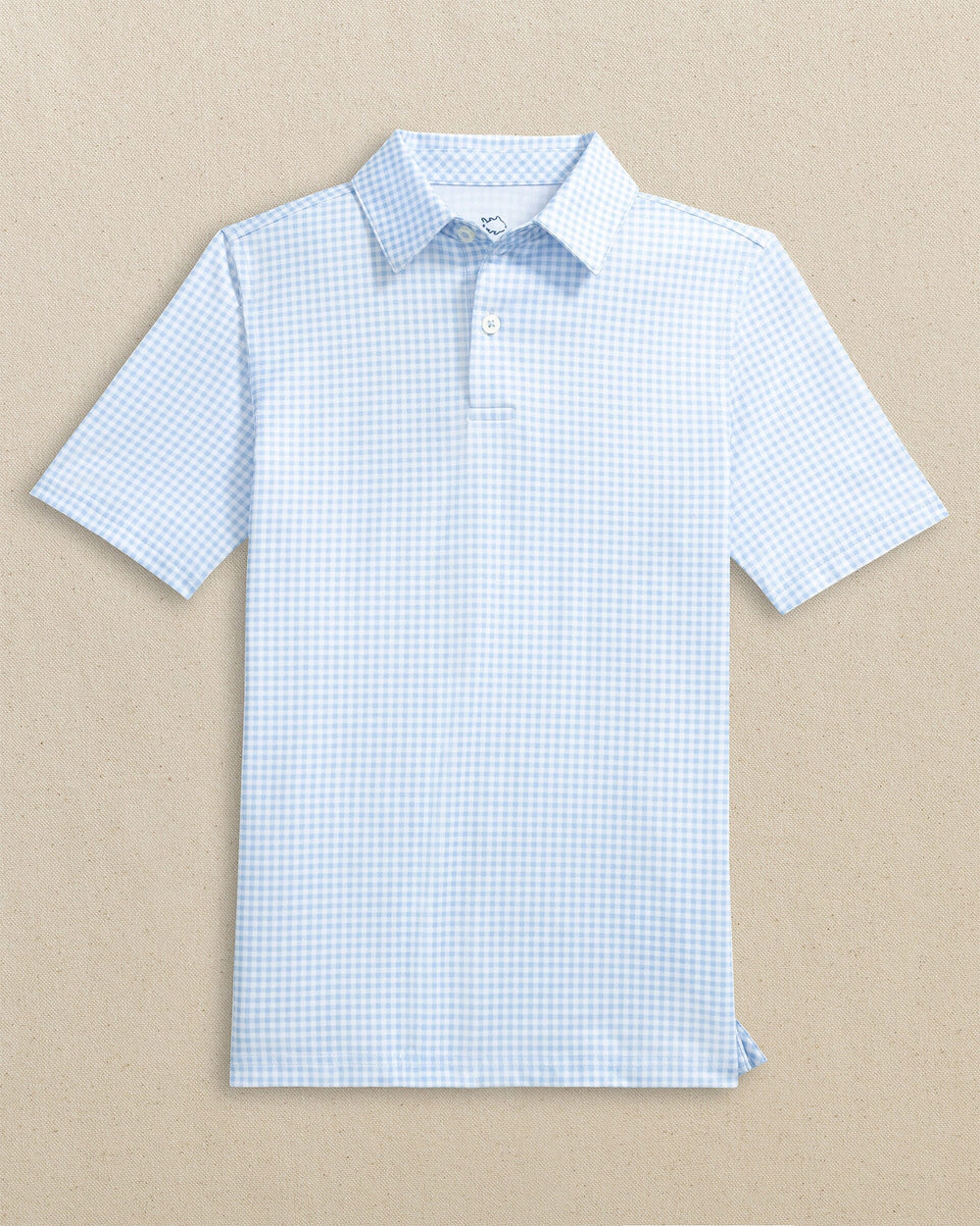 YTH TIDE ISLAND GINGHAM POLO