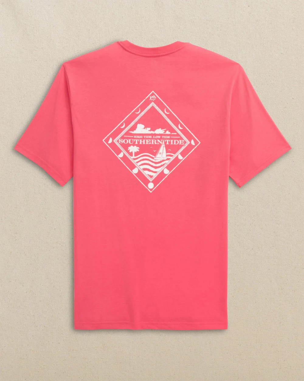 PINK HIGH TIDE LOW TIDE TEE