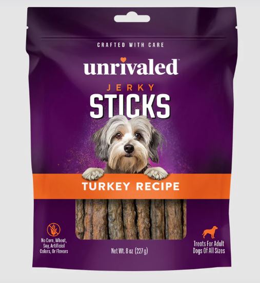 TURKEY JERKY STICKS 8OZ