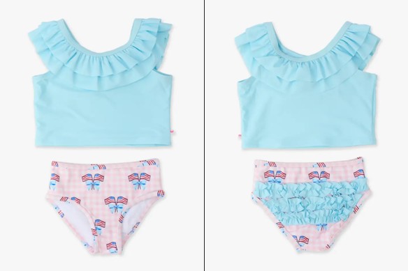 PATRIOT GINGHAM TANKINI