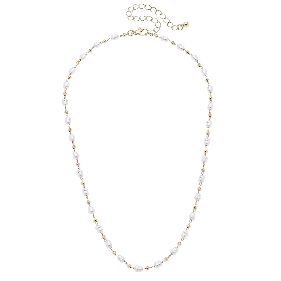 ASPEN IVORY PEARL LAYER NECKLACE