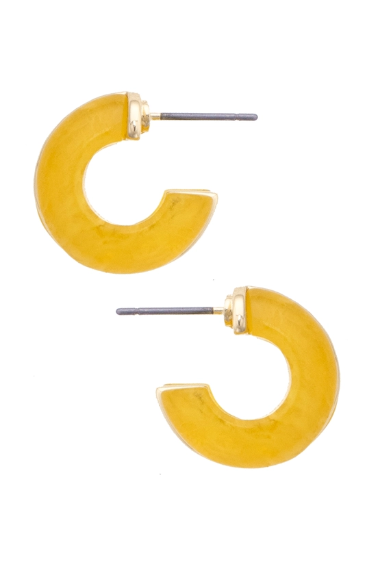 DYLAN DOUBLE YELLOW HOOP